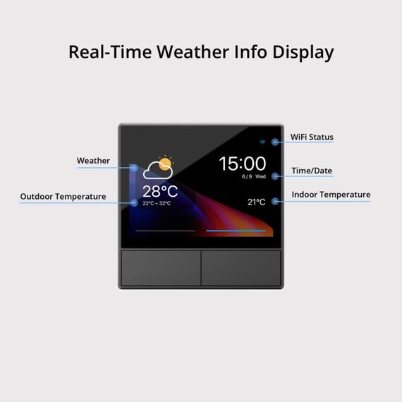 Pannello Touch Smart Zigbee NSPanel HMI Multifunzione TBD0603413101B