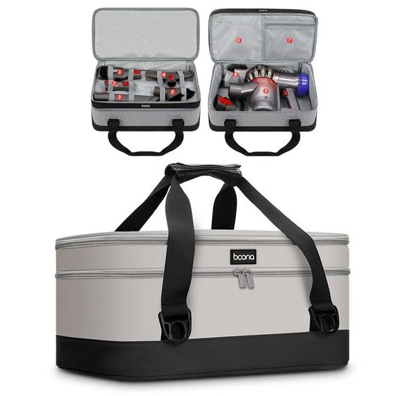 Baona BN-DS009 Per Dyson Strumento per la rimozione degli acari Borsa multifunzionale per aspirapolvere, Tessuto: Pelle