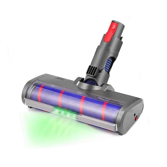 Per aspirapolvere Dyson V7-V11 G5 Spazzola per pavimenti in morbido pile con lampada a LED per display antipolvere