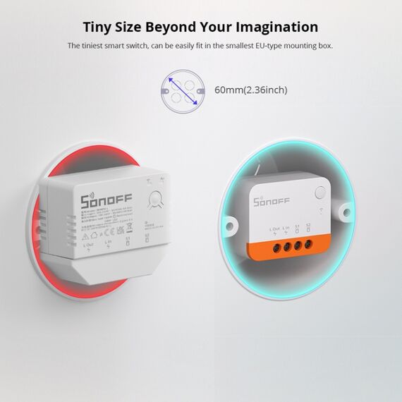 SONOFF ZBMINI L2 Sonoff Mini R3 Zigbee Interruttore Intelligente da Incasso TBD06048990