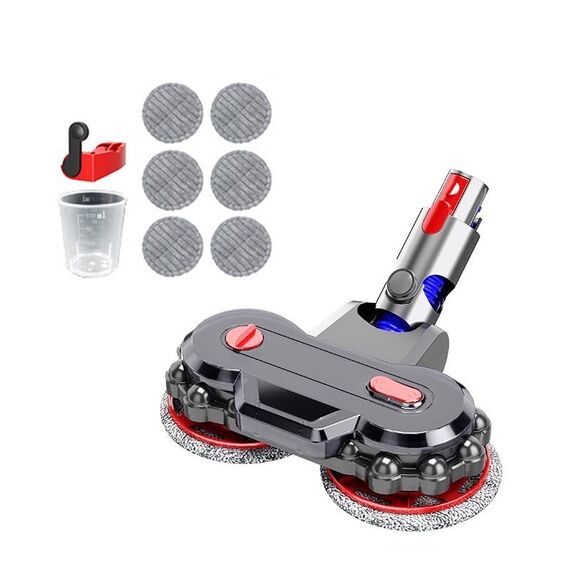Per Dyson V7 / V8 / V10 / V11 / V15 / G5 Aspirapolvere Elettrico Testa con Serbatoio dell'Acqua Rimovibile e 6 Panni per Mocio