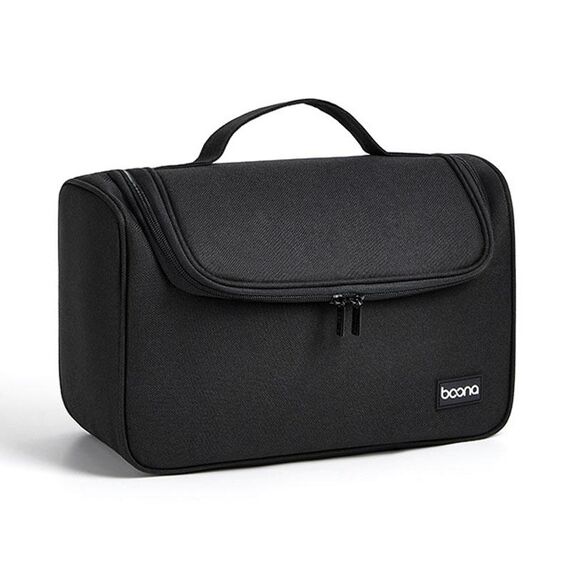 Per Dyson Baona BN-DS002 Borsa portaoggetti portatile per asciugacapelli portatile di grande capacità con gancio (nero)
