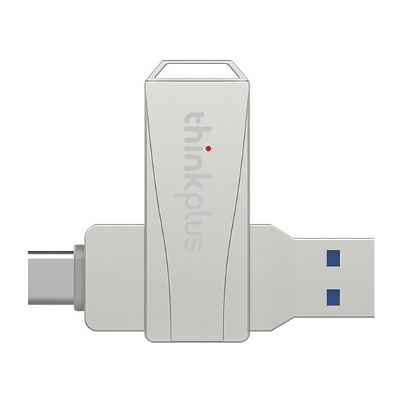 Lenovo Thinkplus MU252 USB 3.1 + unità flash USB-C/Type-C, memoria: 128 GB (argento)