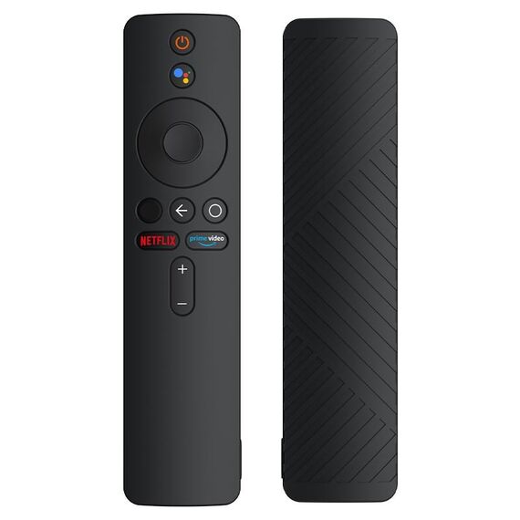 Custodia protettiva in silicone liquido per telecomando Xiaomi MiBox S (nero)