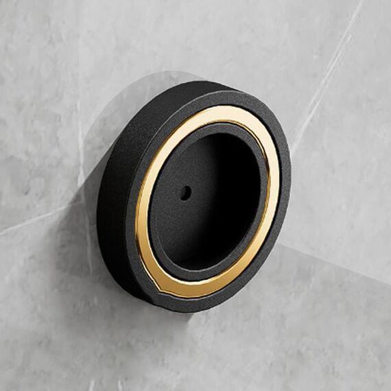 Supporto per ugello dell'aria in alluminio per asciugacapelli Dyson / Laifen (nero e oro)