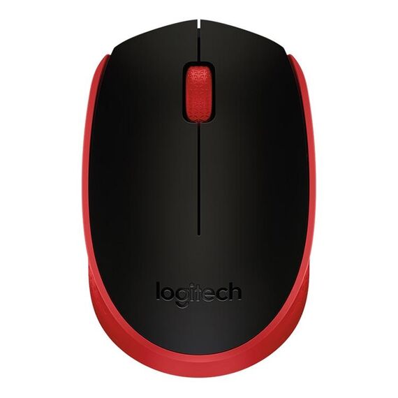 Logitech M171 1000DPI USB Mouse wireless con ricevitore 2.4G (rosso)
