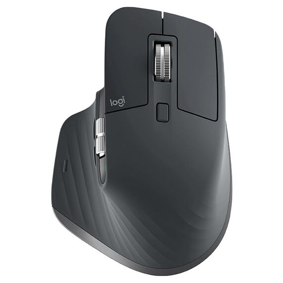 Logitech MX Master 3s 8000 DPI 2,4 GHz Ergonomico Wireless Bluetooth Dual Mode Mouse (Nero)