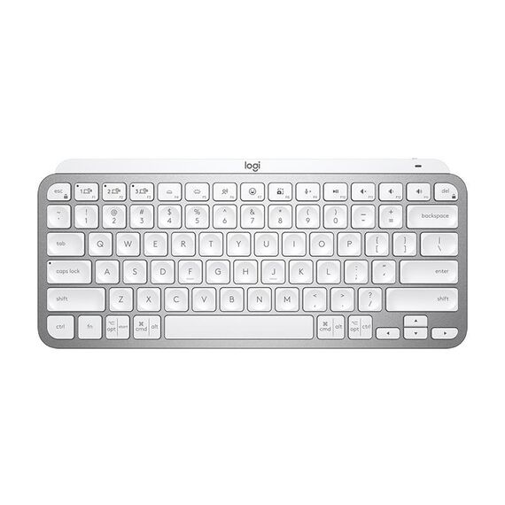 Logitech MX Keys Mini Bluetooth wireless Bluetooth Ultra-sottile Smart Keyboard (grigio)