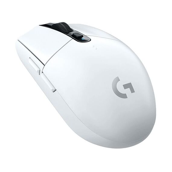 Logitech G304 LIGHTSPEED 12000 DPI 6 pulsanti programmabili Mouse da gioco wireless con sensore HERO (bianco)