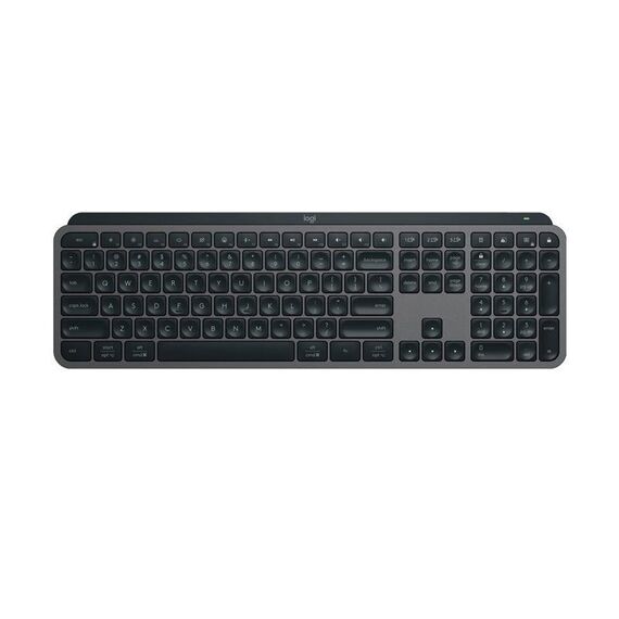 Tasti Logitech MX S Tastiera retroilluminata intelligente Bluetooth wireless (nera)