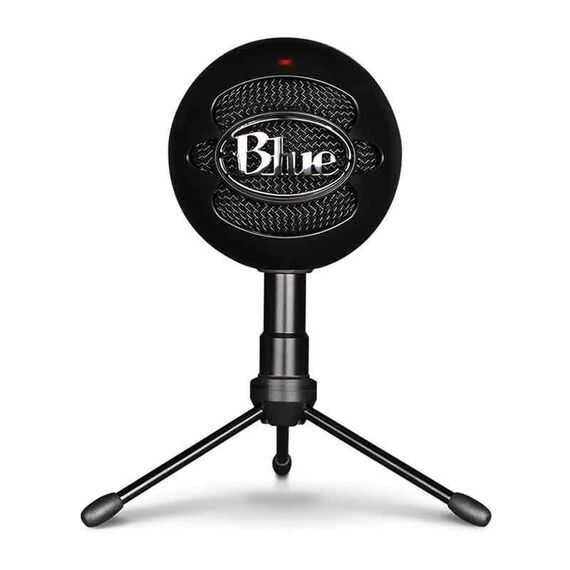 Logitech Blue Snowball-Ice USB Condenser Ancoraggio condensatore Microfono di registrazione (nero)