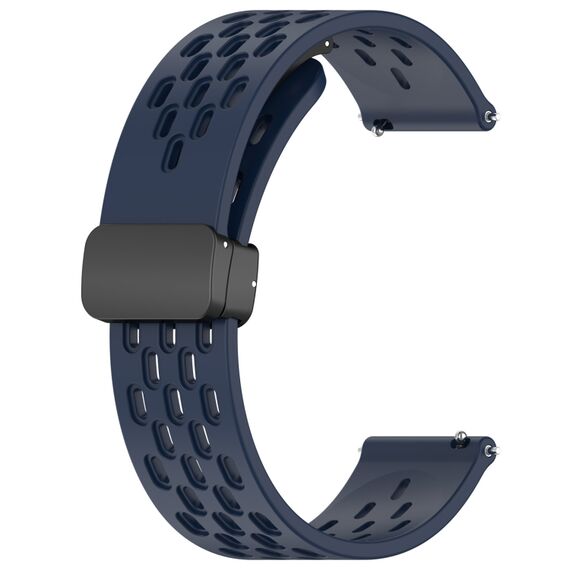 Cinturino in silicone con chiusura magnetica Garmin Vivoactive 4 da 22mm blu notte SYA002340106N 6922150795271