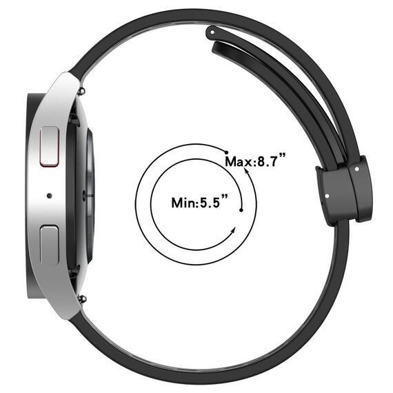 Cinturino in silicone con chiusura magnetica Garmin Vivoactive 4 da 22mm blu notte SYA002340106N 6922150795271