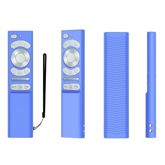Cover in silicone per telecomando Samsung Smartone3 TM1990C BN59-01357 Y34 (blu luminoso)