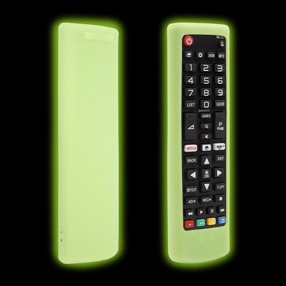 Custodia protettiva a prova di caduta per telecomando LG 2 pezzi (verde luminoso)