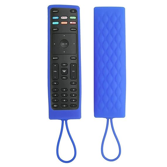 Per Vizio XRT136/XRT140 Custodia in silicone per telecomando da 2 pezzi (blu)
