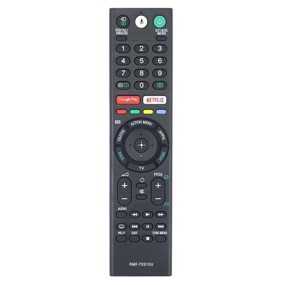 RMF-TX310U Sostituzione del telecomando vocale per Smart LED TV 4K Ultra HD di Sony (nero)