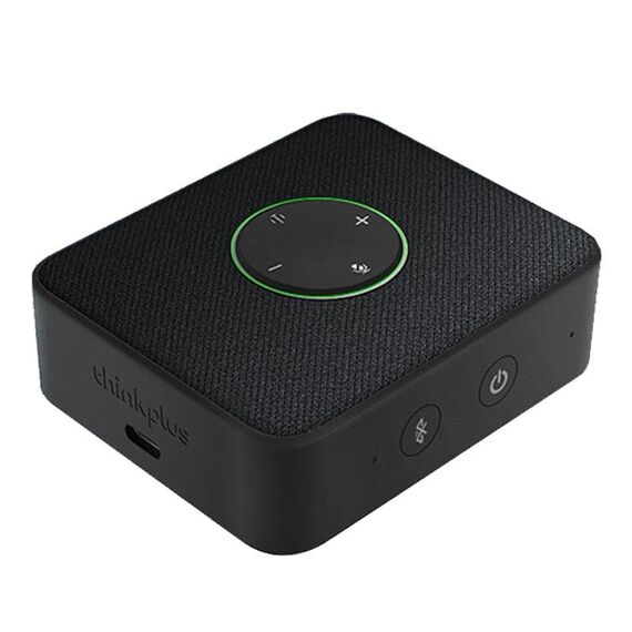 Lenovo Thinkplus MCP01 Videoconferenza intelligente Microfono omnidirezionale Suono Altoparlante microfono Bluetooth portatile (Nero)