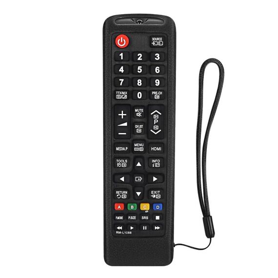 Per Samsung BN59-01199F / AK59-00172A / BN59-01175C Custodia protettiva in silicone per telecomando (nero)