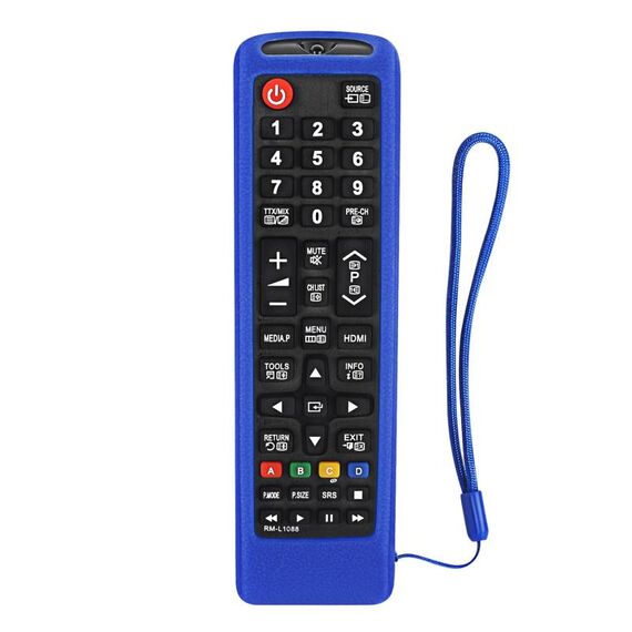 Per Samsung BN59-01199F / AK59-00172A / BN59-01175C Custodia protettiva in silicone per telecomando (blu)