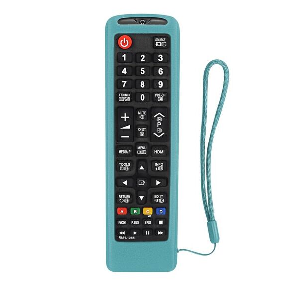 Per Samsung BN59-01199F / AK59-00172A / BN59-01175C Custodia protettiva in silicone per telecomando (blu fluorescente)
