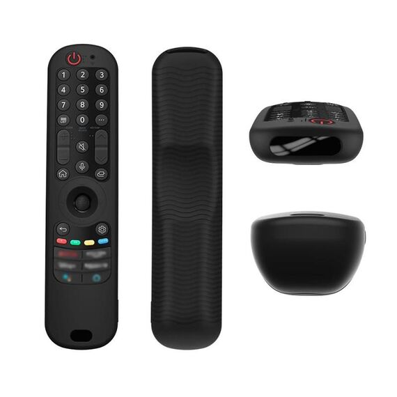 Custodia protettiva anticaduta in silicone per telecomando LG AN-MR21 / 22 / 23 / 24 (GC/N/GA) (nero)
