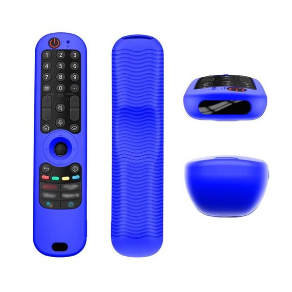 Custodia protettiva anticaduta in silicone per telecomando LG AN-MR21 / 22 / 23 / 24 (GC/N/GA) (blu)