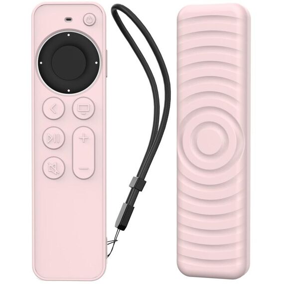 Custodia protettiva in silicone per telecomando Apple TV Siri 2/3 AhaStyle PT167 (rosa)
