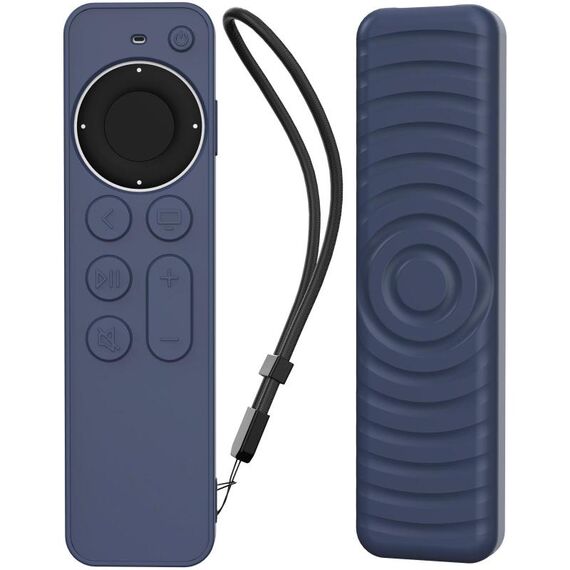 Custodia protettiva in silicone per telecomando Apple TV Siri 2/3 AhaStyle PT167 (blu)