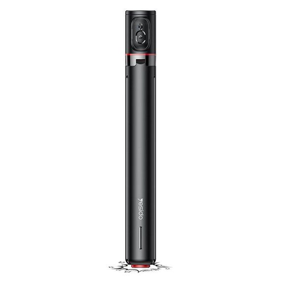 Yesido SF30 - Bastone da salto integrato con telecomando Bluetooth per selfie (nero)