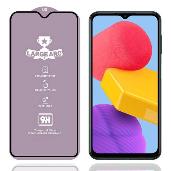 Per Samsung Galaxy M13 4G Pellicola in vetro temperato ad arco largo in alluminio 9H da 0,4 mm
