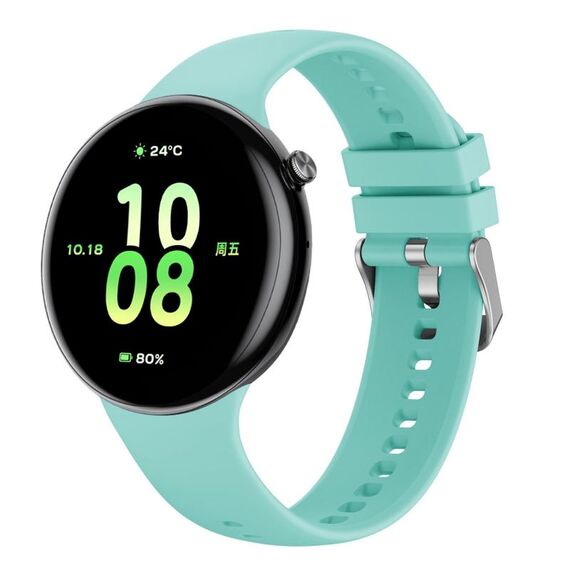 Cinturino traspirante in silicone per Honor Watch Fit (verde acqua)