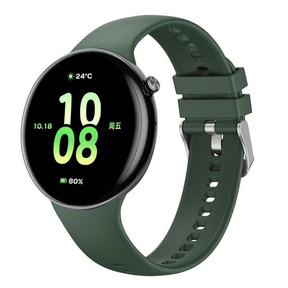 Cinturino in silicone traspirante per Honor Watch Fit (verde deserto)