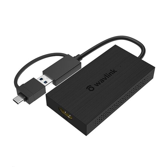 Adattatore display portatile da USB 3.0-USB-C a HDMI Wavlink UG7601HC