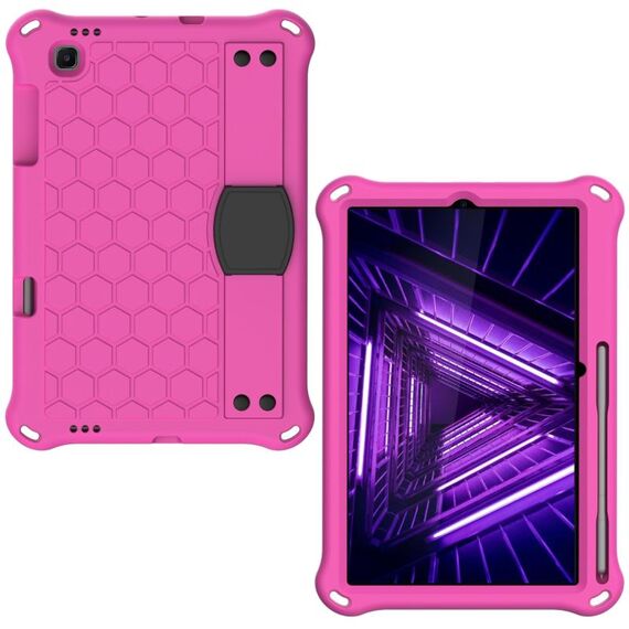 Per Lenovo X306 / X606 / K10 Honeycomb Eva + PC Shock Aound Tablet Case con cinturino (Rose Red + Black)
