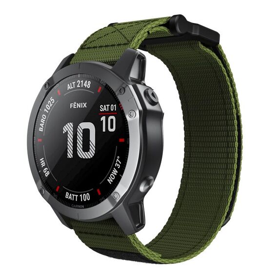 22 mm gancio e anello di fissaggio nylon watch band (verde)