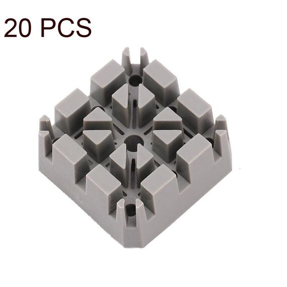 20 pezzi Strumenti per la riparazione del supporto per braccialette per orologi (grigio)