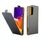 Custodia in pelle TPU verticale stile business con slot per schede per Samsung Galaxy Quantum 2 (nero)