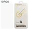 10 PCS 0.26mm 9H 2.5D Tempered Glass Film For LG Style3 L-41A