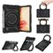 Per Samsung Galaxy Tab A7 10.4 T505 Armor Contrast Colour Silicone + PC Case Tablet (nero)