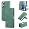 Per Samsung Galaxy S21 5G AZNS Dream II Sensazione della pelle PU + TPU Cassa del telefono in pelle flip orizzontale con supporto e carte da stampa e portafoglio (verde)