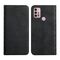 Per Motorola Moto G30 / G10 Diamond Diamond Pattern Skin Feel Caso di pelle a flip orizzontale magnetico con slot per schede e supporto e portafoglio (nero)