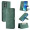 Per OPPO Reno6 Pro 5G AZNS Dream II Sensazione della pelle PU + TPU Custodia in pelle flip orizzontale con supporto e carta Slot e portafoglio (verde)