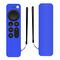 Custodia protettiva in silicone per Apple TV 4K 4 ° SIRI Remote Controller (blu)