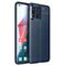 For OPPO Find X3 Litchi Texture TPU Shockproof Case(Blue)