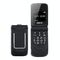 LONG-CZ J9 Mini telefono cellulare stile vibrazione, 0,66 pollici, 18 tasti, supporto Bluetooth, FM, SOS, anti-perso, suono magico, risposta automatica, GSM, SIM singola (nero)