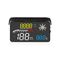 D1 Auto OBD2 HUD Head-up Display GPS Speed ​​Meter Velocità / Tensione / Temperatura acqua Allarme velocità