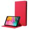 Per Samsung Galaxy Tab A7 Lite 8.7 T220 / T225 orizzontale Flip TPU + Cassa protettiva in pelle PU con clip per scheda nome (rosso)