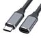 USB-C / TYPE-C maschio a USB-C / Type-C Cavo adattatore femminile, lunghezza del cavo: 1m