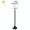 8 LED Solar Outdoor House Aspetto Garden Garden Decorazione luce (lampada da terra bianca)